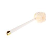 Spazzola Da Bagno a Manico Lungo Spazzola Per Il Corpo a Secco Spazzola Per La Pulizia Del Corpo Scrubber Spazzola Morbida Per La Schiena Luffa Bianca Spugna Lavatrice Pp