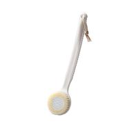 Spazzola Da Bagno, A Setole Morbide Con Manico Lungo, For La Schiena Due In Uno, Comoda Strofinare Dopo Il(White,Style2)