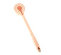 Spazzola da bagno con manico lungo 2 pezzi for capelli morbidi Spazzole for il corpo del for la schiena for massaggio della for fango per Donna Uomo(Pink)