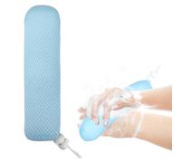 Spazzola da bagno con manico lungo, spazzola antiscivolo per vasca da bagno con manico curvo, per doccia, facile da raggiungere per anziani, adatto per anziani/incinte, bagno e doccia