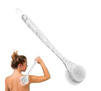 Spazzola da bagno con manico lungo, spazzola per doccia posteriore - Spazzola per doccia per la pulizia del corpo dello scrubber a doppia faccia | Spazzola per strofinare le braccia delle gambe