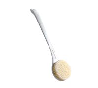 Spazzola Da Bagno, Con Setole Morbide E Manico Lungo,Strumento For La Pulizia Della Schiena,Adatta Al,Non C'è Bisogno Di Aiuto Durante Il(White)