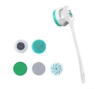 Spazzola da bagno elettrica impermeabile, adatta per anziani o persone con mobilità limitata o per coloro che vogliono risparmiare sforzo, spazzola elettrica multifunzionale per il bagno, cinque