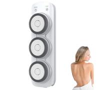 Spazzola da bagno elettrica posteriore a parete, tappetino esfoliante per bagno con regolazione a 3 velocità, per doccia