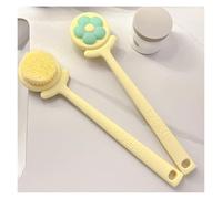 Spazzola Da Bagno, For La Schiena Con Manico Lungo E Setole Morbide,Strumento For Pulizia Della (con Foro For Appendere),Adatta For(Yellow)
