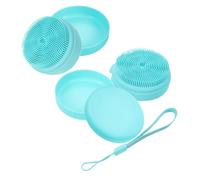 Spazzola da Bagno in Silicone 2 Pezzi con Corda per Appendere | Ragazzo Ragazza, Lavaggio Chioma Delicato e Massaggio, Uso Versatile per Bagni e Cura Quotidiana