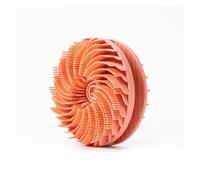 Spazzola da bagno in silicone a doppia faccia Cyclone da 2 pezzi, for shampoo e bagno Spazzola da bagno in silicone 2 in 1 Forniture for animali domestici(Pink)