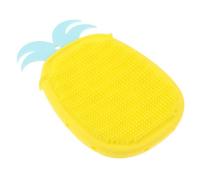 Spazzola da Bagno in Silicone a Forma di Ananas per Bambini | Blu, per Doccia e Bagno, Azione Esfoliante Massaggio Cutaneo e Schiuma Ricca