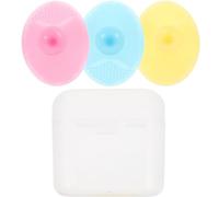 Spazzola da Bagno in Silicone per Bebè, Antiscivolo | Impugnatura Manuale, Superficie Delicata, Aiuta a Rimuovere Pelle Secca e Morta Stile Casuale