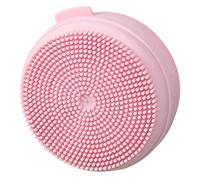 Spazzola da Bagno in Silicone Rosa 8,5x8,5x4,8 CM | Spazzola Massaggio Cuoio Capelluto, Scatola Sapone, Delicata su Pelle, per Adulti e Bebé
