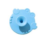Spazzola da bagno in silicone sicuro per bambini, design a cartoni animati, strumento di pulizia multifunzionale delicato per neonati Unsiex spazzola per la pulizia del silicone del bambino