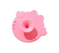 Spazzola da bagno in silicone sicuro per bambini, design a cartoni animati, strumento di pulizia multifunzionale delicato per neonati Unsiex Cute Cartoon spazzola da bagno per bambini