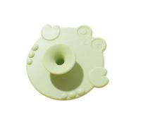Spazzola da bagno in silicone sicuro per bambini, design a cartoni animati, strumento di pulizia multifunzionale delicato per neonati Unsiex Multi Use Scrubber per bambini in silicone