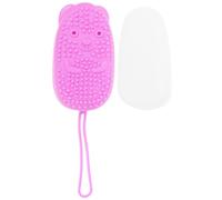 Spazzola Da Bagno in Silicone Vasca Idromassaggio Spazzola Per Doccia Spazzola Per La Schiena Bambino Integrato Viola