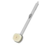 Spazzola da Bagno liquida con Manico Lungo, Spazzola da Doccia esfoliante per Corpo, Spazzola da Bagno con Gel Doccia, Spazzola da Massaggio Rimovibile per Donne e Uomini