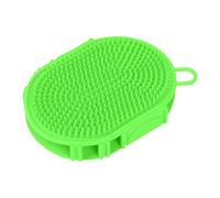Spazzola da bagno morbida per lo sposo, strumento per la pulizia della doccia del cane, spazzola per la pulizia del massaggio in silicone con design a setole delicate, strumento per la pulizia del