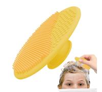 Spazzola da bagno per bambini, scrubber per il cuoio capelluto del bambino, scrubber viso in silicone per una pulizia delicata, esfoliante e spazzola massaggiante per, setole morbide per culla