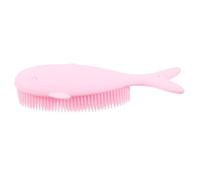 Spazzola da Bagno per Bebè a Forma di Balena in Gel di Silice | Rosa, Tocco Confortevole, Pulizia Profonda del Cuoio Capelluto, per Piscina per Bebè e Massaggio