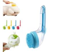 Spazzola da bagno per cani, spazzola massaggiante per peli lunghi e corti, spazzola per shampoo per cani, spazzola per bolle per zampe, spazzola massaggiante per la toelettatura del cane, setole