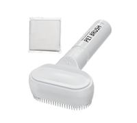 Spazzola da bagno per cani, spazzola per bagnoschiuma per animali domestici, shampoo per cani, strumento portatile e lenitivo per massaggi, dispenser di sapone schiumogeno per cuccioli a corto e