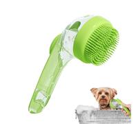 Spazzola da bagno per cani, spazzola per bucato con dispenser di sapone | Spazzola per la cura di cani/gatti | Spazzola per la cura di cani/gatti Scrubber per cani corti e lunghi