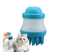 Spazzola da bagno per cani, spazzola per shampoo per cani │ Spazzola manuale per scrub per cani │ Spazzola da bagno per animali domestici │ Spazzola per il lavaggio del cane, pettine per gatti a pelo