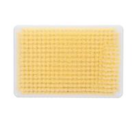 Spazzola da Bagno per Schiena Multifunzione, a Parete Plastico Beige | Si Fissa alla Parete, Risparmia ed Energia, Facile da Pulire, per Doccia e Bagno Quotidiani