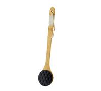 Spazzola Da Bagno, Puliscischiena Con Manico Lungo, Spazzola Curva A Setole Morbide, Adatta For La Doccia Quotidiana, Cura Del Corpo(Black)