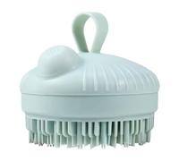Spazzola da bagno ricaricabile in silicone con dispenser di gel doccia (1 confezione | verde) - Scrubber esfoliante morbido per il corpo per adulti, neonati e animali domestici
