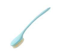 Spazzola Da Bagno,Strumento For La Pulizia Della Schiena, A Setole Morbide E Curve Con Manico Lungo,Non C'è Bisogno Di Chiedere Aiuto Durante Il(Blue)