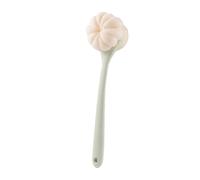 Spazzola Da Bagno, Strumento For Strofinare La Schiena Con Manico Lungo, Testina Due In Uno (con Foro For Appenderla), Adatta A Diversi Gruppi Di Persone(Green)