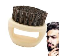Spazzola da Barba Uomo Pelo di Cinghiale Pennello Applicatore per Olio Balsamo Design Compatto Professionale per Uso Domesticoo resistente, la nostraViaggio Cura Quotidiana | Accessorio Barba