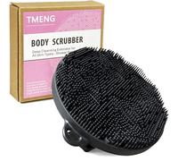 Spazzola da doccia in silicone per esfoliare e insaponare delicatamente, con scrub e lavaggio del corpo, durevole e igienico, esfoliante per la pulizia profonda per tutti i tipi di pelle, essenziale