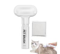 Spazzola da doccia per cani | Spazzola da bagno per cani con dispenser di sapone - Strumento di massaggio lenitivo, pettine per la toelettatura degli animali domestici a corto e lungo, pulizia