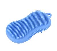 Spazzola da Doccia Spazzola da Bagno Ergonomica Morbida Elastica Multiuso per Uomo Donna Coppia da Viaggio (Blu)