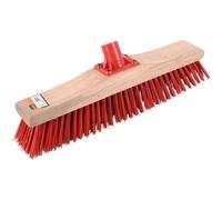 Spazzola da giardino in legno con setole in PVC scopa per esterni 30 o 40cm