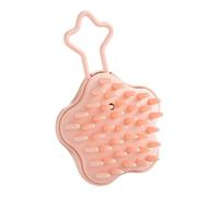 Spazzola da massaggio in silicone per cuoio capelluto, spazzola da bagno e doccia, spazzola per shampoo bagnata e asciutta, spazzola per lavaggio dei capelli per massaggio alla testa