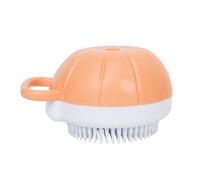 Spazzola da massaggio per animali domestici, spazzola per shampoo per cani - Spazzole per cani a setole morbide a forma di - Dispenser di shampoo a presa comoda per poi