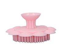Spazzola da Massaggio, Spazzola da Bagno per Bambini per una Pulizia Morbida dei Capelli per la Doccia (Rosa)