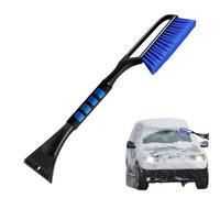 Spazzola da neve con raschietto per ghiaccio per auto, raschietto per ghiaccio per parabrezza auto, raschietto rimovibile con impugnatura ergonomica in schiuma per auto, strumento per la pulizia dei