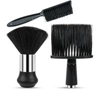 Spazzola da parrucchiere, set da 3 pennelli per il collo, da parrucchiere, spazzola per capelli da barbiere, spazzola professionale per capelli per spazzolare capelli intorno al collo e alle orecchie