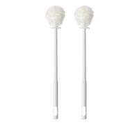 Spazzola Da Piedi Per La Doccia, 2 Pezzi Manico Lungo Con Pennello In Silicone Scrubber | Spazzola Da Bagno Depurazione In Piedi Portatile Con Setole Per Massaggi, Doccia