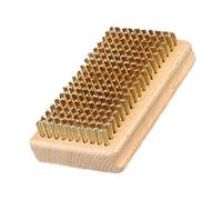 Spazzola da sci - Legno 12 x 7 x 3 cm | Spazzole per da sci | Spazzole in crine di cavallo | Spazzole per accordatura snowboard e sci per lucidare la , manutenzione delle , cura delle