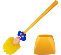 Spazzola da Toilette Divertente Donald Trump: Spazzola per Pulizia del Gabinetto con Supporto, Regali Originali e Novità, per rendere il WC fantastico di nuovo, scrubber creativo per il bagno,
