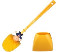 Spazzola da Toilette Divertente Donald Trump: Spazzola per Pulizia del Gabinetto con Supporto, Regali Originali e Novità, per rendere il WC fantastico di nuovo, scrubber creativo per il bagno,