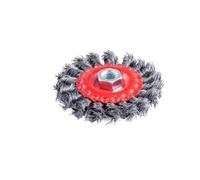 Spazzola del filo di acciaio 75/100mm, strumento potente di rimozione della vernice, Abrasivo del filo di acciaio contorto per la smerigliatrice di angolo