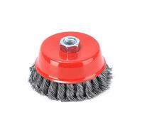 Spazzola del filo di acciaio 75/100mm, strumento potente di rimozione della vernice, Abrasivo del filo di acciaio contorto per la smerigliatrice di angolo