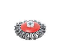 Spazzola del filo di acciaio 75/100mm, strumento potente di rimozione della vernice, Abrasivo del filo di acciaio contorto per la smerigliatrice di angolo