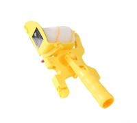 Spazzola del rullo del bordo con il regolatore 30cm nessuna plastica gialla | Spazzola in plastica con manico rotante da 30 x 12,5 cm, per linee pulite tra i colori della vernice, giallo
