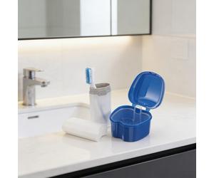 Spazzola Delicata Per Protesi Ripasso Portatile Spazzolino Da Denti Pulizia